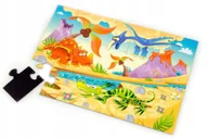 Puzzle - Puzzle magnetyczne - DINOZAURY - 21 elementów - miniaturka - grafika 1