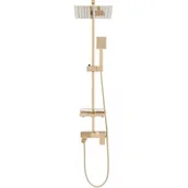 Zestawy prysznicowe - Rea Zestaw Prysznicowy Natryskowy JACK Gold Złoty P7008 - miniaturka - grafika 1