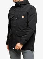 Kurtki męskie - Kurtka ocieplana Carhartt Super Dux Bonded Chore Coat - black - miniaturka - grafika 1