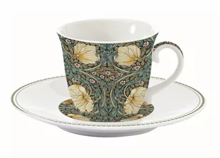 Nuova R2S Easy life FILIŻANKA PORCELANOWA ZE SPODKIEM - Świąteczne Ornamenty - 1106 WICA 1106 WICA - Filiżanki - miniaturka - grafika 1