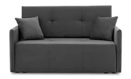 Sofy i kanapy - Sofa z funkcją spania, amerykanka, Drim, 137x99x82 cm, ciemny szary - miniaturka - grafika 1