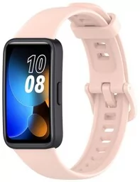 Bizon Pasek Strap Watch Silicone do Huawei Band 9 / Band 8, różowy - Akcesoria do smartwatchy - miniaturka - grafika 1