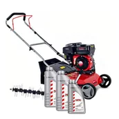 Wertykulatory i aeratory - Wertykulator spalinowy GREENSO WER01 DR40 + Olej do kosiarki NAC SAE 30 2600 ml - miniaturka - grafika 1