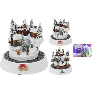 Miasteczko 6 LED mix 2 wzorów kolorowe światło - Ozdoby bożonarodzeniowe - miniaturka - grafika 1