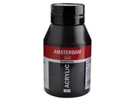 Przybory szkolne - Talens Amsterdam, farba akrylowa, 1000 ml, Czerń sadzy - miniaturka - grafika 1