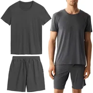 Piżamy damskie - PIŻAMA MĘSKA Atlantic BNMP-005 krótki letni komplet z WISKOZY - M - miniaturka - grafika 1