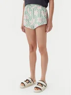 Spodenki damskie - Roxy Szorty kąpielowe ERJBS03313 Zielony Regular Fit - miniaturka - grafika 1