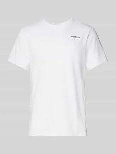 T-shirt o kroju slim fit z detalem z logo - Koszulki męskie - miniaturka - grafika 1