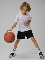 Koszulki dla chłopców - 4F Koszulka sportowa szybkoschnąca chłopięca - biała 158/164 (12-14 lat) - miniaturka - grafika 1