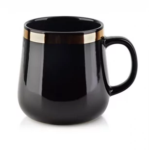 AffekDesign Porcelanowy kubek czarny 9442H6 9442H6 SAM ONE SIZE - Kubki - miniaturka - grafika 1