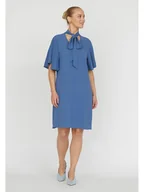 Sukienki - SisterS point Sukienka w kolorze niebieskim - miniaturka - grafika 1