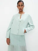 Marynarki i żakiety damskie - Mohito - Marynarka z ozdobnymi guzikami - miętowy - miniaturka - grafika 1
