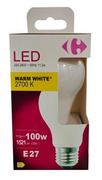 Żarówki LED - Carrefour Żarówka Led E27 11,2 W biały ciepły mleczna - miniaturka - grafika 1