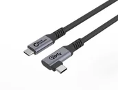 Kable USB - Kabel USB-C MicroConnect Premium 5m 20Gbps, 100W, USB 3.2 Gen 2x2, kątowy - miniaturka - grafika 1