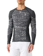 Bluzy męskie - Odlo Męska bluza Blackcomb Eco, Black-Space Dye, L - miniaturka - grafika 1