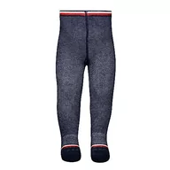 Legginsy - Tommy Hilfiger Legginsy dziecięce Global Stripe Tights uniseks, grantowy, 74 - miniaturka - grafika 1