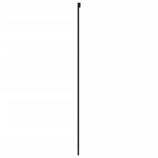 Drzwi przesuwne, czarne, 76x205 cm, szkło hartowane, aluminium 8721012120440 - Drzwi wewnętrzne - miniaturka - grafika 6