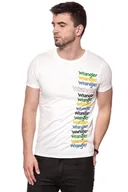 Koszulki męskie - Wrangler, T-shirt męski, Festival Tee Offwhite W7B44De02, rozmiar S - miniaturka - grafika 1