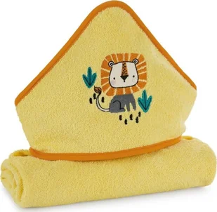 RĘCZNIK DZIECIĘCY BABY69 100 X 100 CM ŻÓŁTY - Okrycia kąpielowe dla dzieci - miniaturka - grafika 1