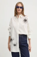 Kurtki damskie - Desigual kurtka HARRINGA RICH damska kolor szary przejściowa oversize 24WAIA02 - miniaturka - grafika 1