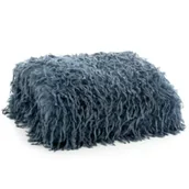 Koce - Koc futrzany Adore 130x170 granatowy - miniaturka - grafika 1