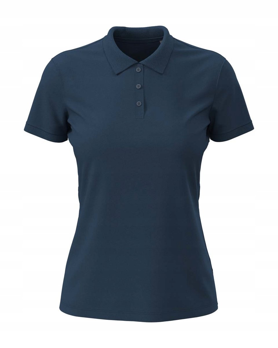 Koszulka damska polo T-shirt bawełniany Polówka Stedman ST9160 Navy Blue M