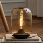 Lampy stojące - Eva Solo lampa stołowa LED Acorn, bursztynowa, szklana, ściemniana - miniaturka - grafika 1