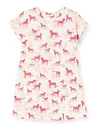 Sukienki - Noppies Sukienka dla dziewczynki G Dress Ss Claiborne Aop, wielokolorowy (Rouge Red P160), 74 cm - miniaturka - grafika 1