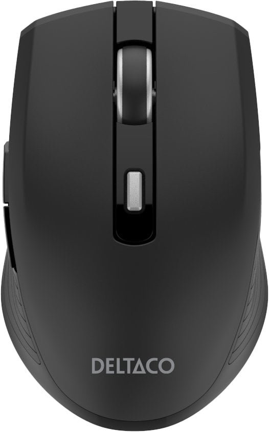 Silent Wireless USB-C Travel Mouse with USB-C Receiver,black MS-813