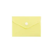 Teczki i skoroszyty - TECZKA KOPERTA A7 PP PASTEL ŻÓŁTY - miniaturka - grafika 1