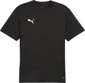 Koszulki męskie - Koszulka męska Puma TeamGoal Jersey czarna 658636 03 M - miniaturka - grafika 1