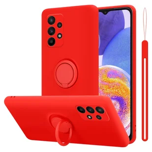 Pokrowiec Do Samsung Galaxy A23 4G / 5G w LIQUID CZERWONY Etui TPU Obudowa Ochronny Case Cover Plecki Cadorabo - Etui i futerały do telefonów - miniaturka - grafika 1