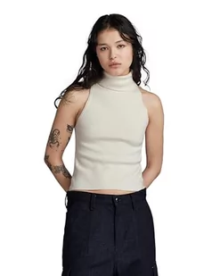 G-STAR RAW Damski sweter Ny Raw Slim Top Sl, beżowy (Eggnog D24007-d487-g076), XL - Swetry damskie - miniaturka - grafika 1