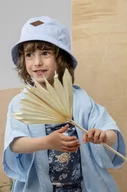 Czapki dla dzieci - Jamiks kapelusz bawełniany dziecięcy SENAKI kolor niebieski bawełniany - miniaturka - grafika 1