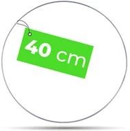 Wyposażenie pokoiku dziecięcego - Koło metalowe do łapacza snów obręcz SREBRNA 40 cm 1 szt. - miniaturka - grafika 1