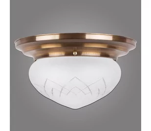 Kemar RI/PL/S/M - Lampa sufitowa RINAMA 1xE27/100W/230V mosiądz - Lampy sufitowe - miniaturka - grafika 1