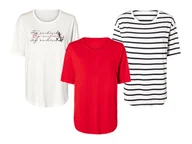 Koszulki i topy damskie - esmara® T-shirt damski z wiskozą - miniaturka - grafika 1