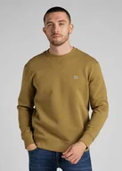 Swetry męskie - Lee Plain Crew Sws Męska Bluza Klasyczna Logo L81Iry85-2Xl - miniaturka - grafika 1