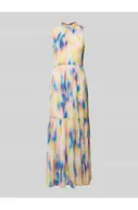 Sukienki - Długa sukienka z wiązaniem na szyi model VIRANO - YAS - miniaturka - grafika 1