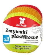 Ściereczki, gąbki, czyściki - Kuchcik zmywaki plastikowe 3szt - miniaturka - grafika 1