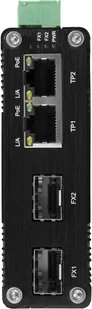 2 portowy przemysłowy switch PoE na szynę DIN BCS-ISP02G-2SFP BCS-ISP02G-2SFP - Switche - miniaturka - grafika 1