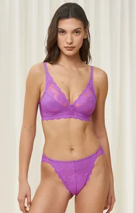 Triumph Amourette 300 Summer Highleg Brazilian koronkowe figi 10214461, Kolor fioletowy, Rozmiar 40, Triumph - Intymna - Majtki damskie - miniaturka - grafika 1