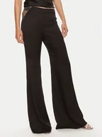 Spodnie damskie - ROTATE Spodnie materiałowe Malou 112538100 Czarny Slim Fit - miniaturka - grafika 1