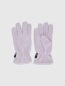 Rękawiczki dla dzieci - 4F Rękawiczki polarowe dziecięce - fioletowe L/XL - miniaturka - grafika 1