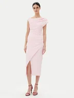 Sukienki - Rinascimento Sukienka koktajlowa CFC0019898002 Różowy Regular Fit - miniaturka - grafika 1