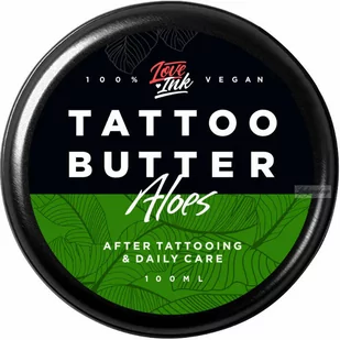 LoveInk - Tattoo Butter - Krem do pielęgnacji tatuażu - Aloes - 100 ml - Pielęgnacja tatuażu - miniaturka - grafika 1