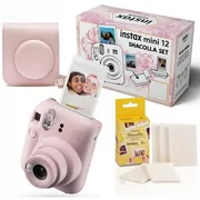 Aparat FUJIFILM Instax mini 12 Shacolla Set (etui + ramki Shacolla) Różowy