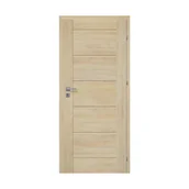 Drzwi wewnętrzne - Drzwi wewnętrzne pełne Arak dąb marone 80 prawe Artens - miniaturka - grafika 1