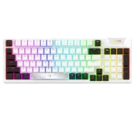 Klawiatury - Aqirys Adara HaiMu Linear Pink Biało-czarny - miniaturka - grafika 1