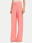 Spodnie damskie - Patrizia Pepe Spodnie materiałowe 2P1602 A411 Koralowy Regular Fit - miniaturka - grafika 1
